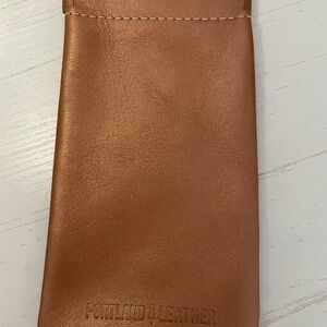 Portland Leather Havana Eyeglass Case